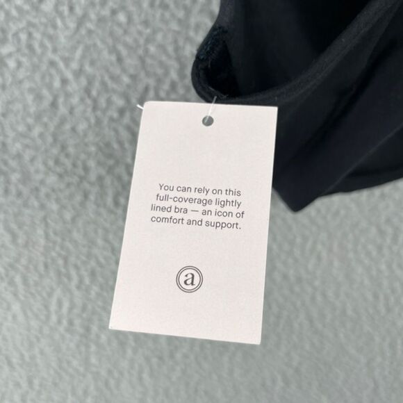 NWT Auden THE ICON BLACK Lightly Lined UW Convertible Adj Straps U-Back Bra 34D - Picture 7 of 8